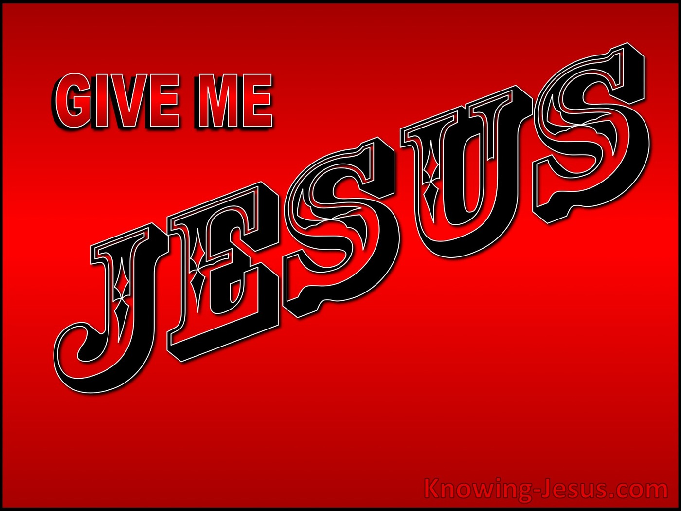 Give Me Jesus (devotional)06-14 (red)